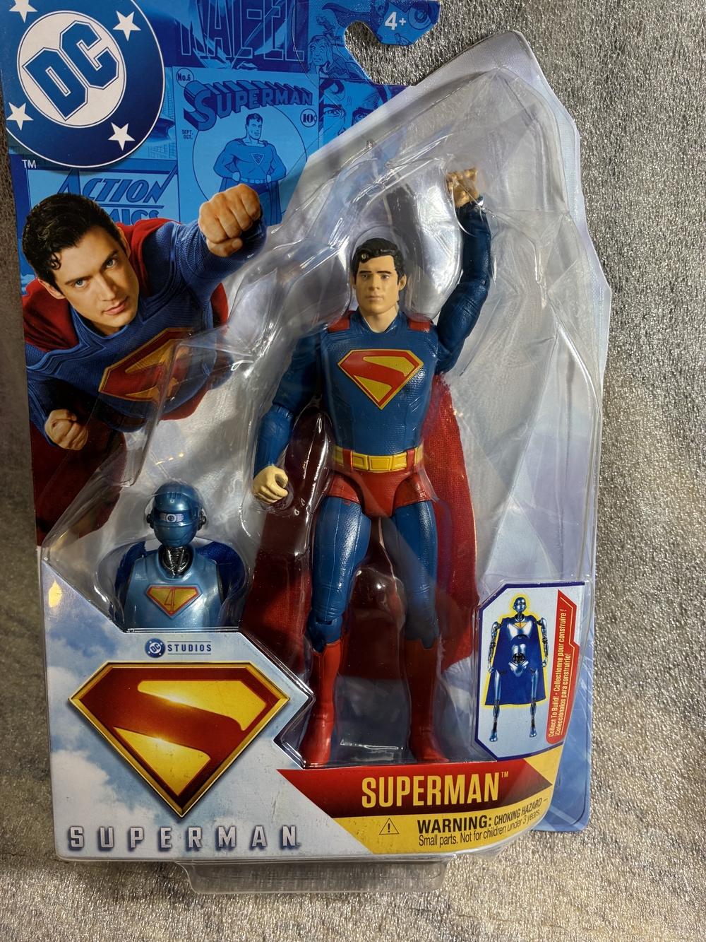 DC Superman Action Figure - Blue, Red & Yellow